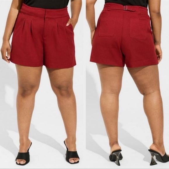 Wide Leg Studio Pique Short 16 - Picture 2 of 4